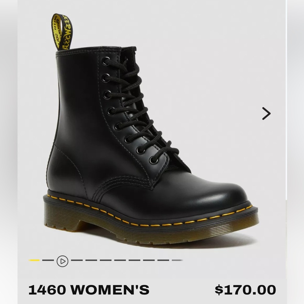 Dr. Martens Women's 1460 Black Combat Boots